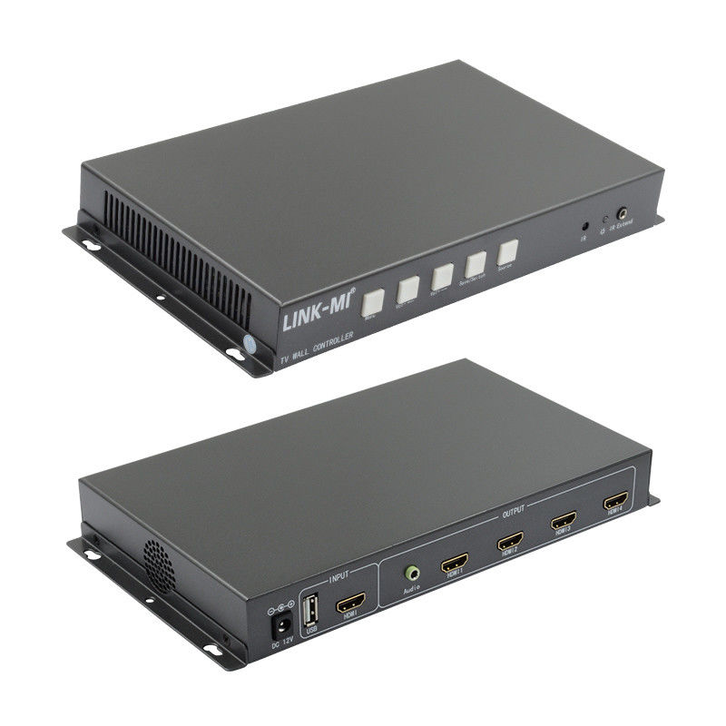 2×2 ビデオ ウォール コントローラー HDMI USB 信号入力 1080P 広告用