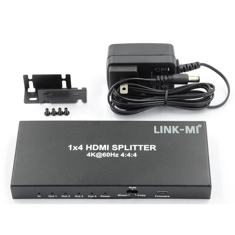 HDMI 2.0 HDMI エクステンダー スプリッタ 60Hz 1x4 サポート 3D 18G HDR 1 イン 4 アウト AV スプリッタ