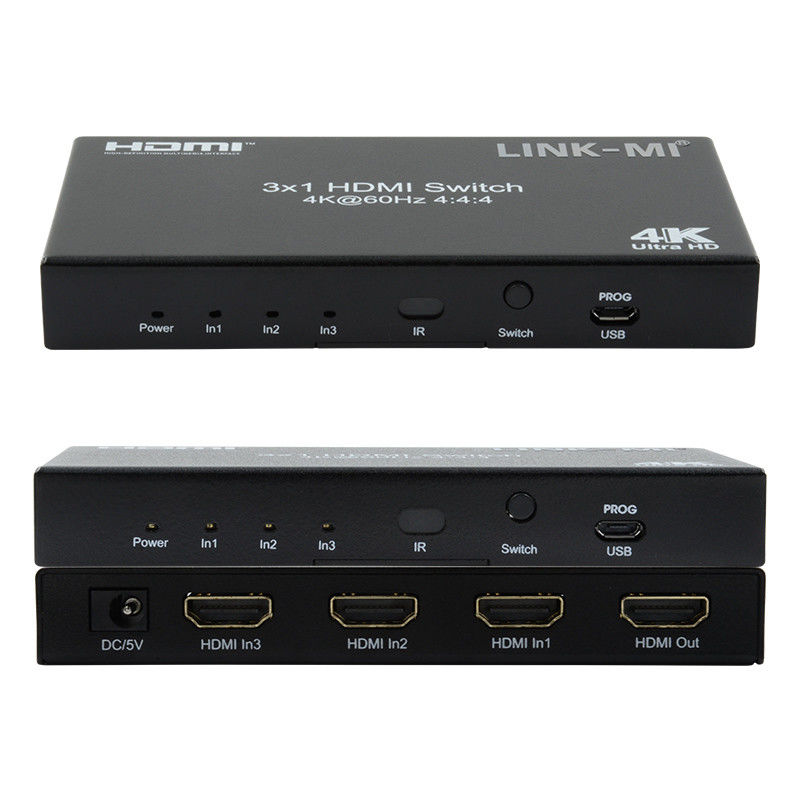3X1 HDMI 2.0 スイッチ Hd マトリックス スイッチ 3X1 Hdmi スイッチ 3ポート Hdmi スイッチ 1080P 20m