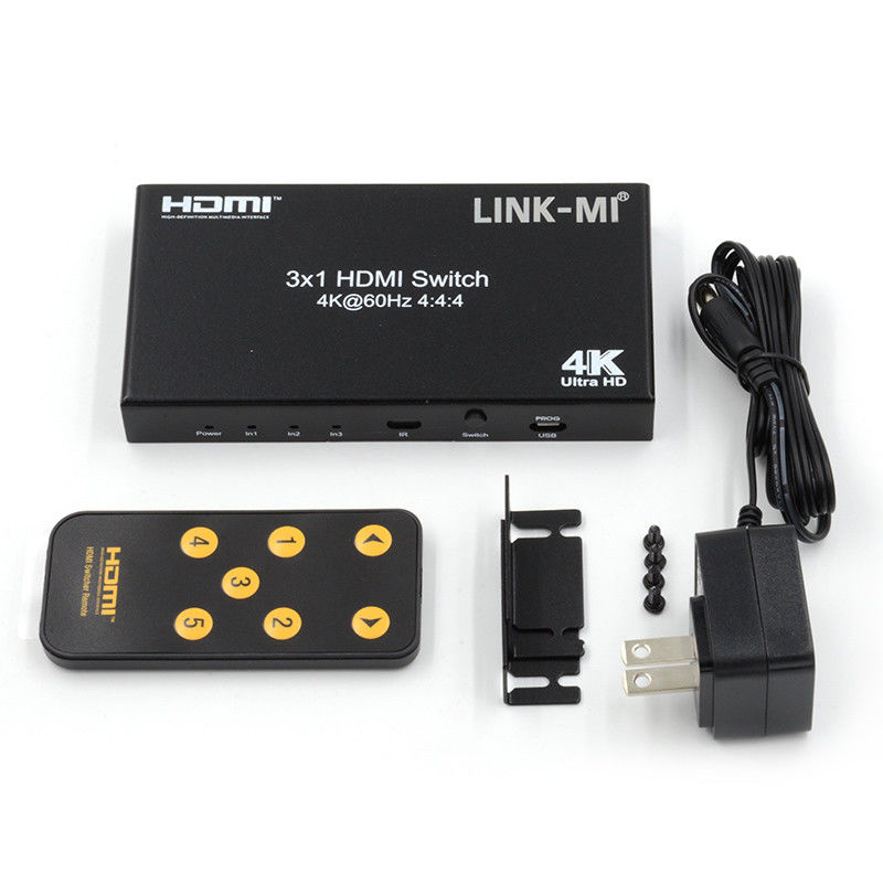 3X1 HDMI 2.0 スイッチ Hd マトリックス スイッチ 3X1 Hdmi スイッチ 3ポート Hdmi スイッチ 1080P 20m