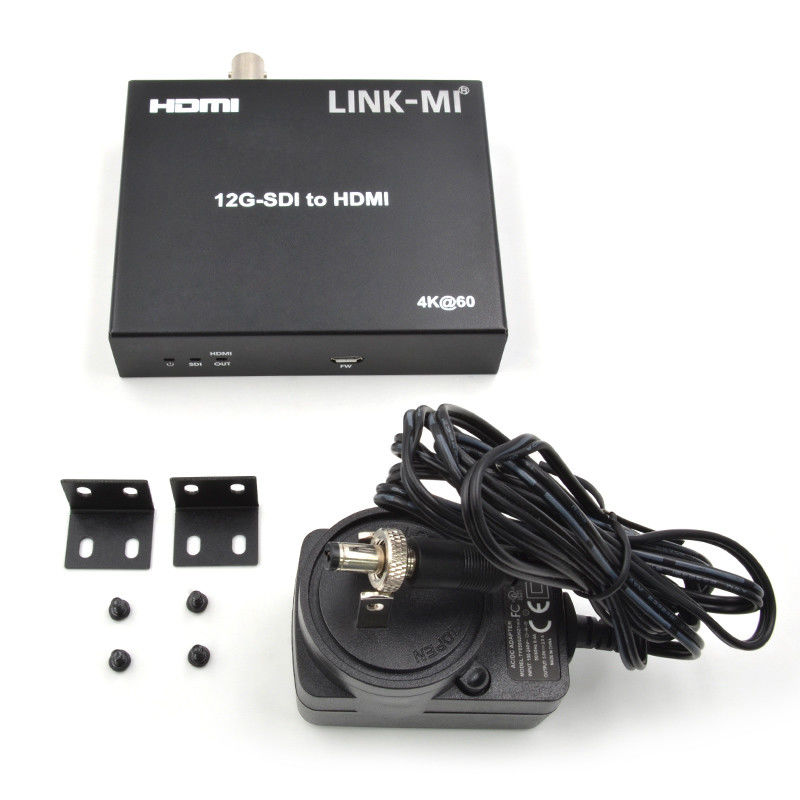 12G 6G 3G SDI から HDMI ビデオコンバータサポート YUV4:22 マックス 120m