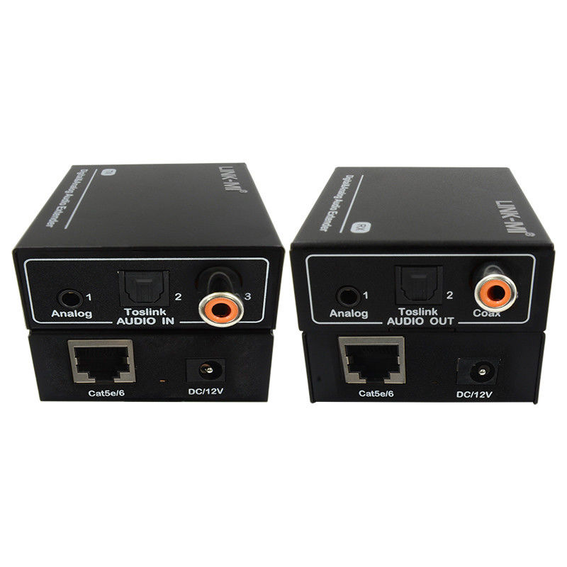 500mHDMIオーディオエクストラクター デジタルアナログオーディオエクステンダー Cat5e オーバー Cat5e/6ケーブル