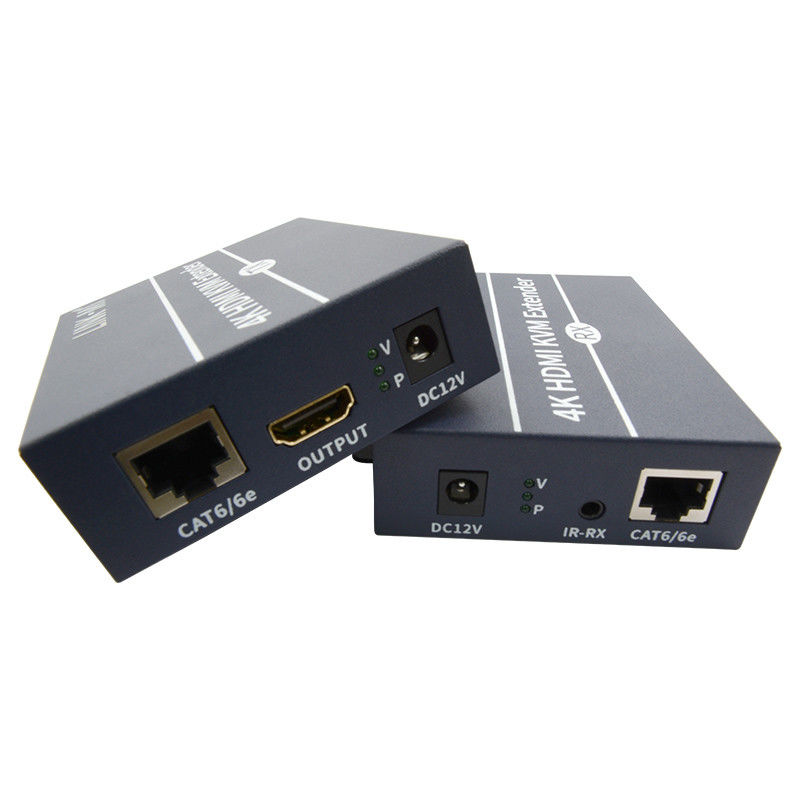 120m 4K KVM エクステンダー キーボードマウスのためのHDMIオーバー CAT6 / Cat6eケーブル