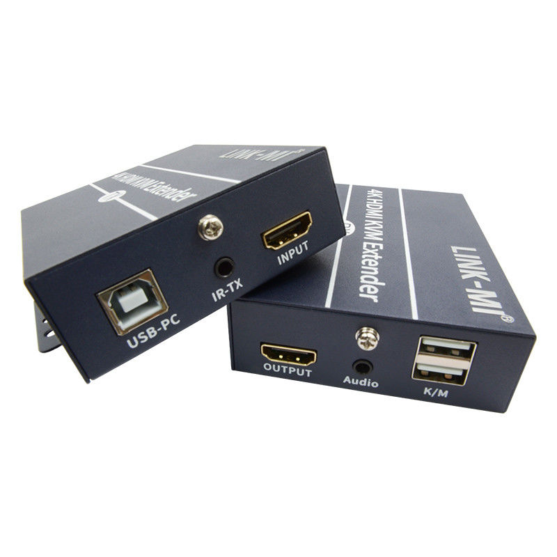 120m 4K KVM エクステンダー キーボードマウスのためのHDMIオーバー CAT6 / Cat6eケーブル