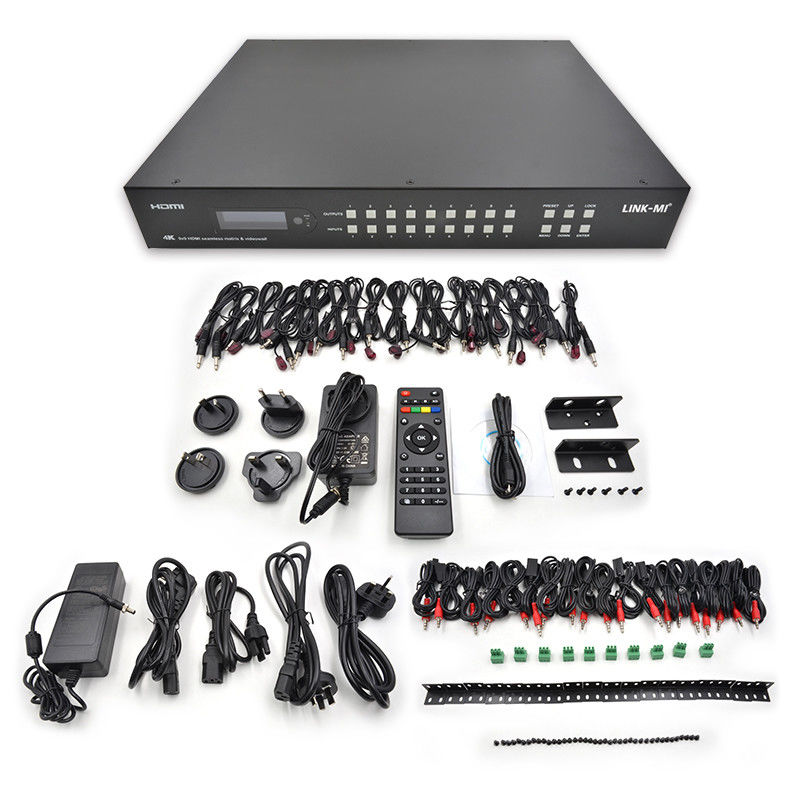 9x9 70M HDMI ビデオ ウォール プロセッサ HDMI スプリッタ 3x3 4K HDMI マトリックス エクステンダー