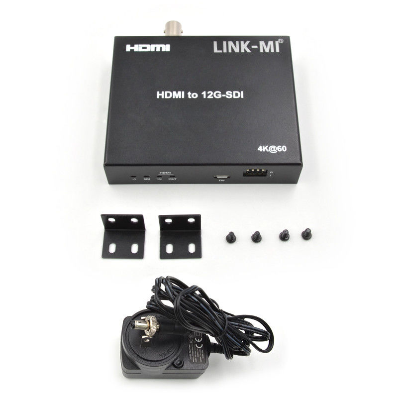 4K HDMIからSDI変換器 ループアウトサポート 12G 4K@60Hz EDID マックス 120m