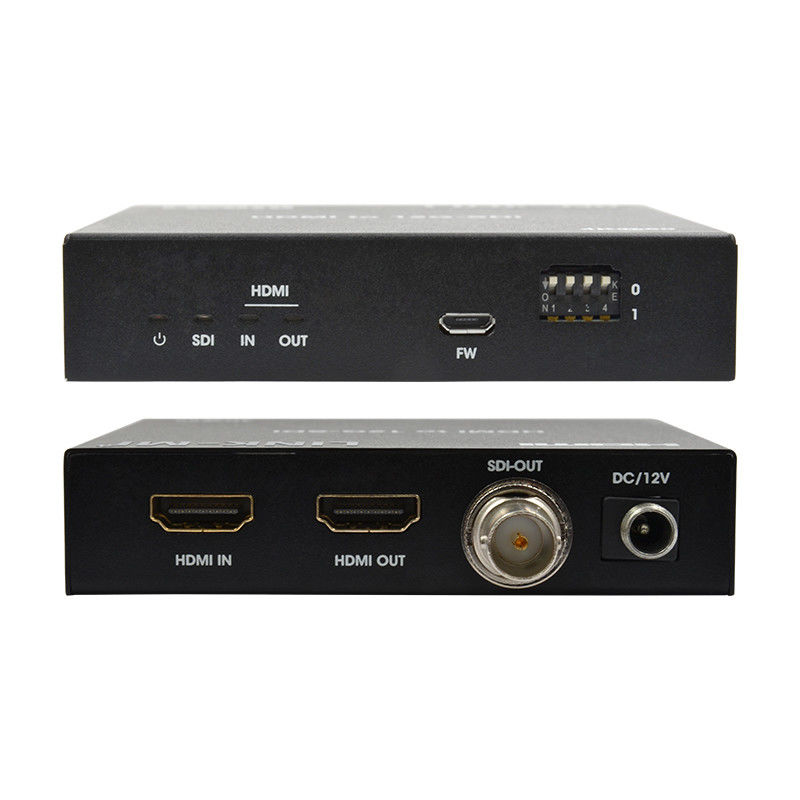4K HDMIからSDI変換器 ループアウトサポート 12G 4K@60Hz EDID マックス 120m