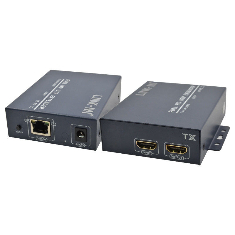 1080P 120M HDMI over Cat5E Cat6 ビデオ拡張ケーブル IR機能 UTP拡張子