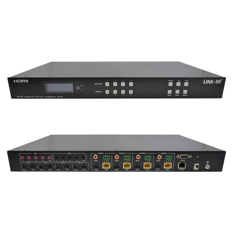 70m 4x4 HDMIオーディオマトリックススイッチ 4ポートビデオスイッチのための4HDMIループアウト
