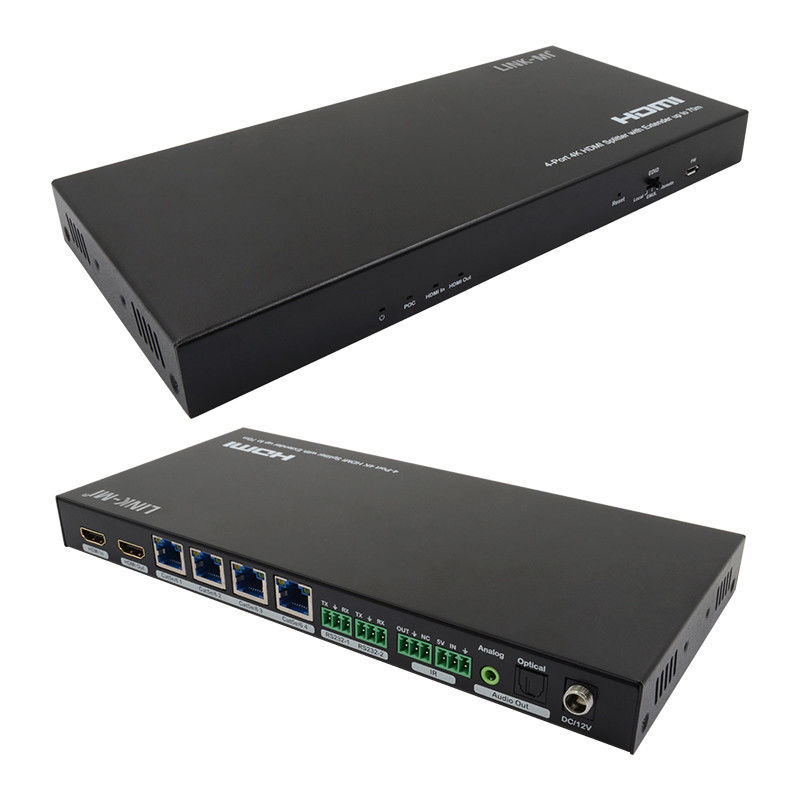 70M 1x4 4K HDMI スプリッタ エクステンダー オーディオ エクストラクト 1x4 Hdmi スプリッタ Cat6