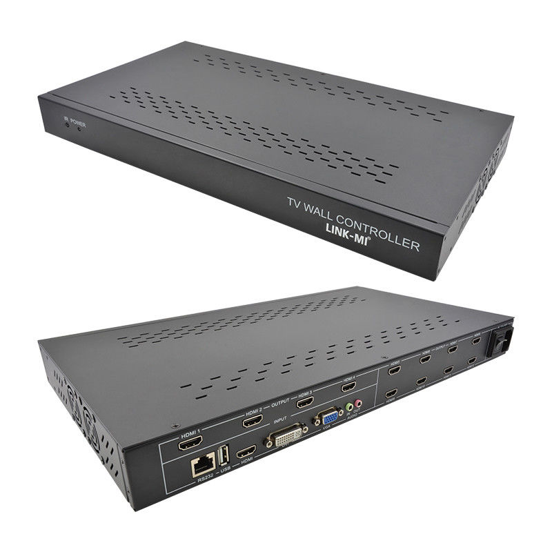12チャンネル 3×3 2×2 テレビ壁コントローラ 3×4 ビデオ壁ディスプレイコントローラ 3.5mm