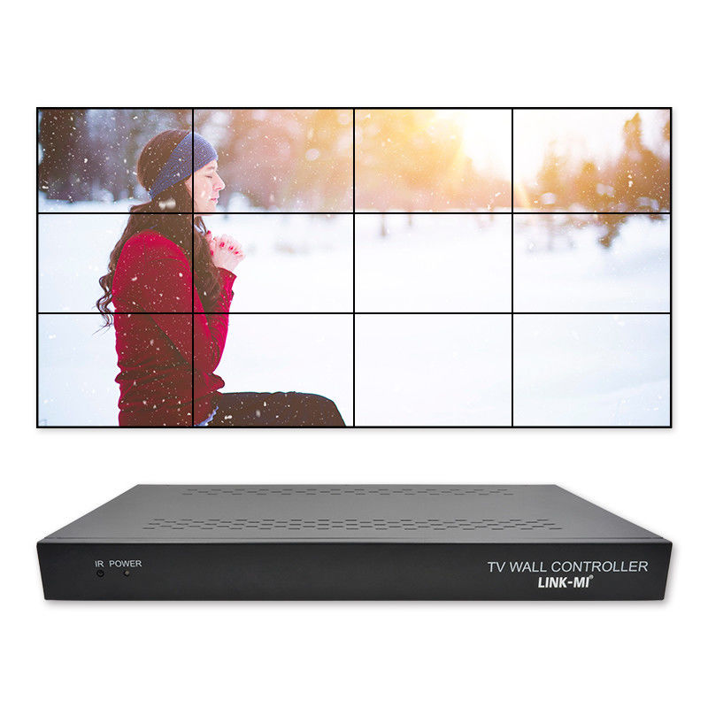 12チャンネル 3×3 2×2 テレビ壁コントローラ 3×4 ビデオ壁ディスプレイコントローラ 3.5mm