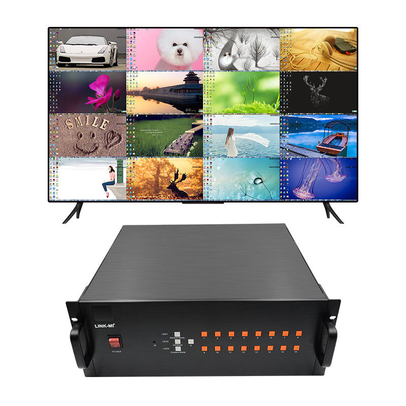 16チャネルビデオ HDMI マルチビューア VGA BNC信号入力 1080P 16X1 HDMI スイッチ