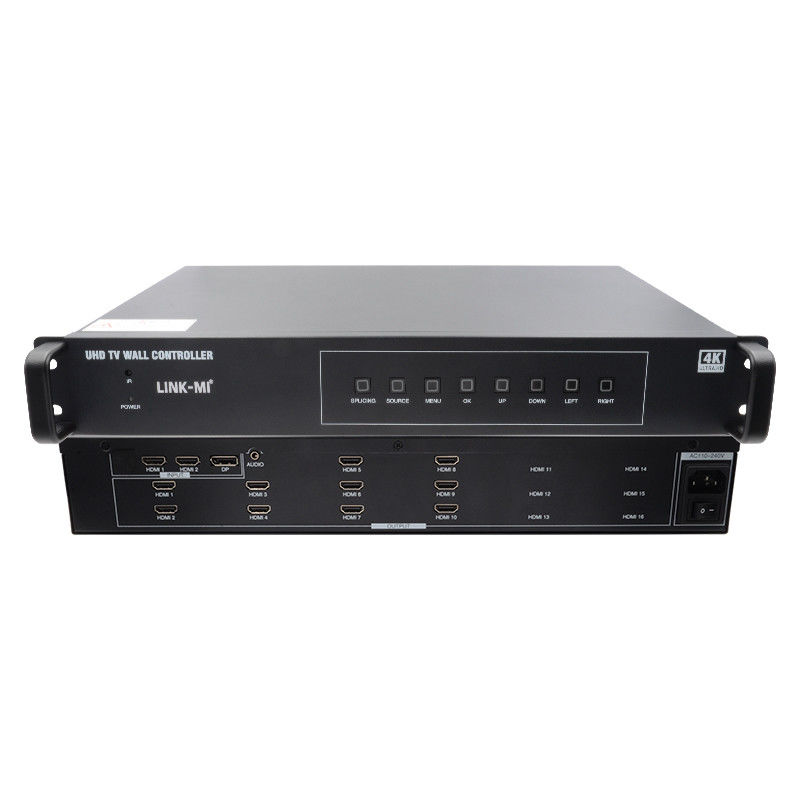 4K ビデオ ウォール スプリッタ HDMI1 2x5 スプリッシング HDMI2.0 HDMI1.4 DP 入力 4K@60Hz 4:4:4