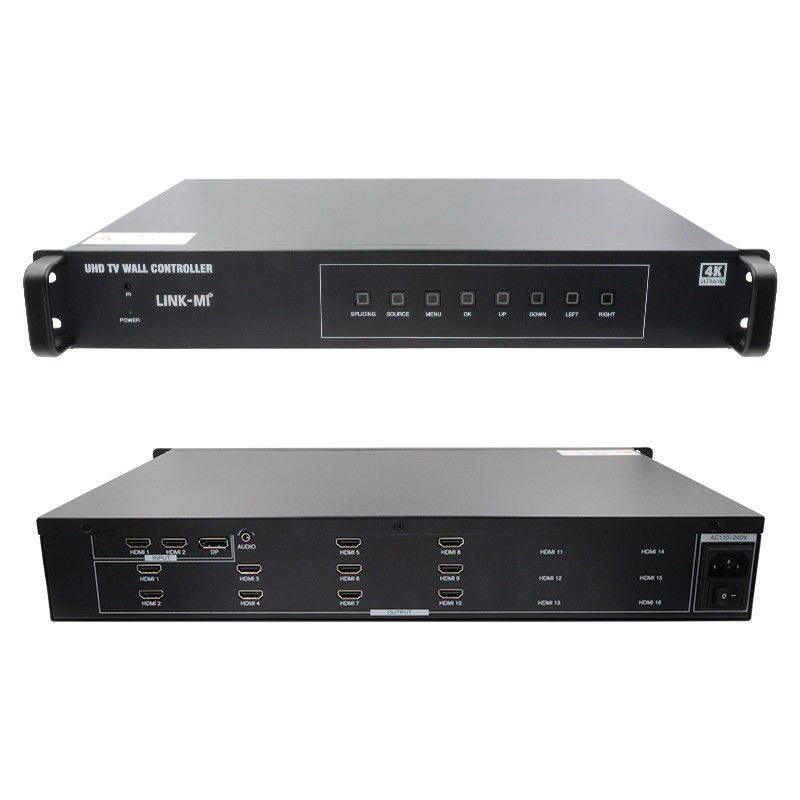 4K ビデオ ウォール スプリッタ HDMI1 2x5 スプリッシング HDMI2.0 HDMI1.4 DP 入力 4K@60Hz 4:4:4