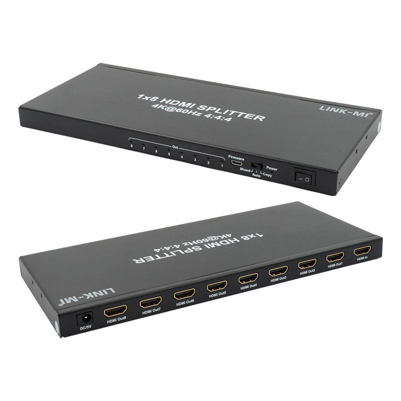 1/8 4K HDMI スプリッタ 1 イン 8 アウト 60Hz 3D 18G ビデオオーディオ スプリッタ 8 ディスプレイ