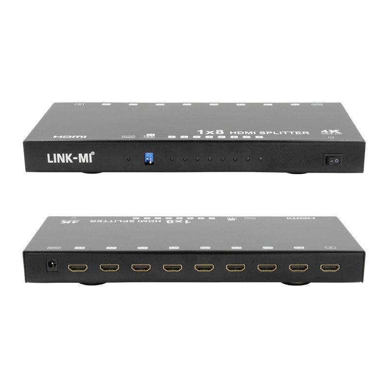 8ポート 4K HDMI スプリッタ 3Dビデオ スプリッタ 1 イン 8 アウト デュプリケータ 8 テレビ