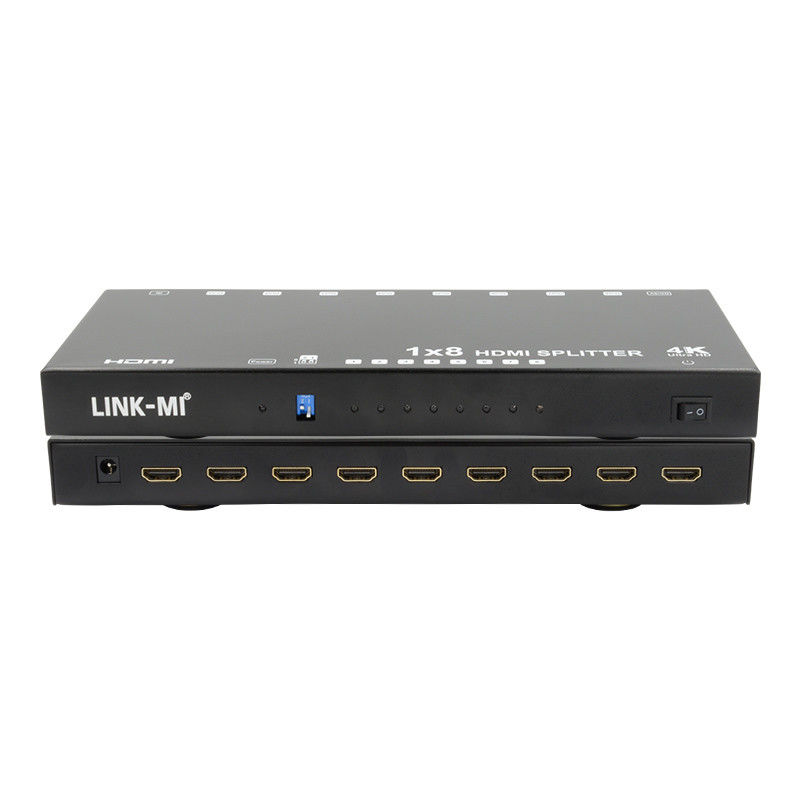 8ポート 4K HDMI スプリッタ 3Dビデオ スプリッタ 1 イン 8 アウト デュプリケータ 8 テレビ