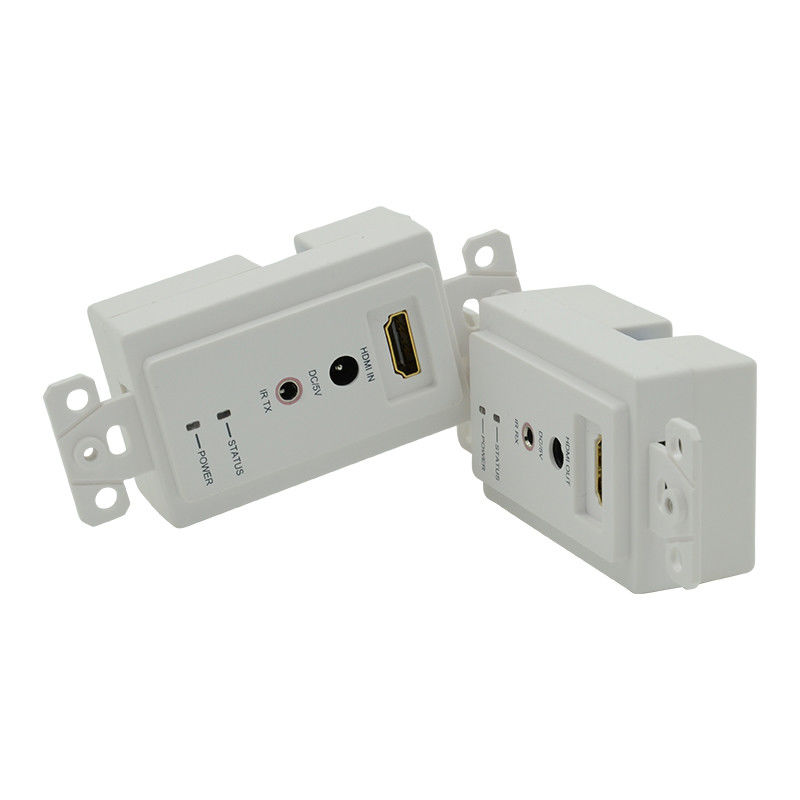 60m HDMI ウォールプレート拡張子 単一 Cat5e Cat 6 から HDMI 拡張子 サポート 3D IR