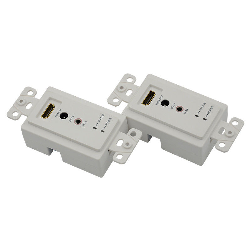 60m HDMI ウォールプレート拡張子 単一 Cat5e Cat 6 から HDMI 拡張子 サポート 3D IR
