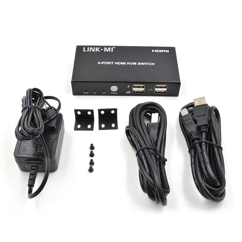 4K 2ポート HDMI KVM スイッチ サポート 4K 30Hz USB Type B ポート