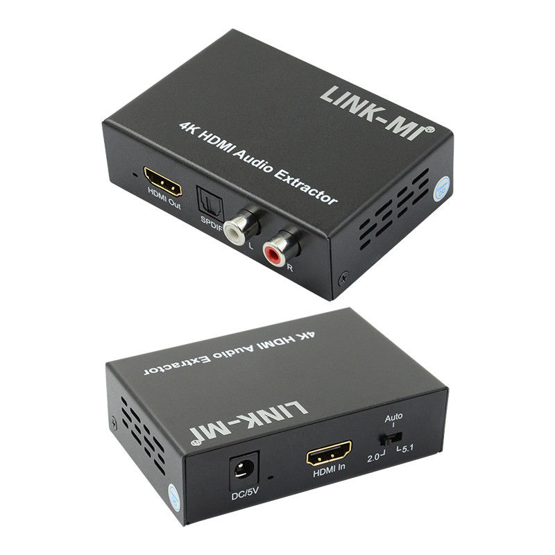 2K 4K HDMI オーディオ エクストラクタ Apple TV ブルーレイ プレーヤー 3D EDID サポート