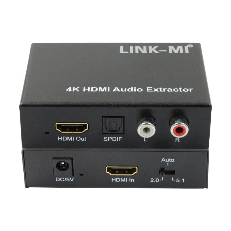 2K 4K HDMI オーディオ エクストラクタ Apple TV ブルーレイ プレーヤー 3D EDID サポート