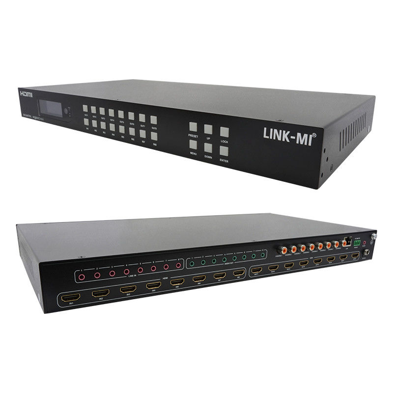 8x8 HDMI マトリックス 4k Hdmi スイッチヤー アナログオーディオ エクストラクションサポート 18Gbps HDR