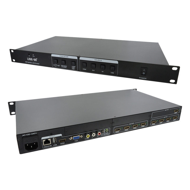 4×20 HDMI スプリッタ 4K スケラー付き HDMI オーディオ スプリッタ 4k 4〜20チャンネル