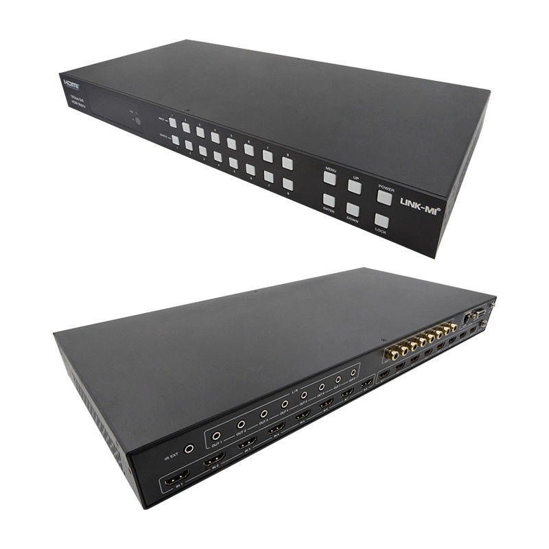 18Gbps 8x8マトリックススイッチヤー ARC機能サポート 4K2K 60Hz YUV 4:4:4