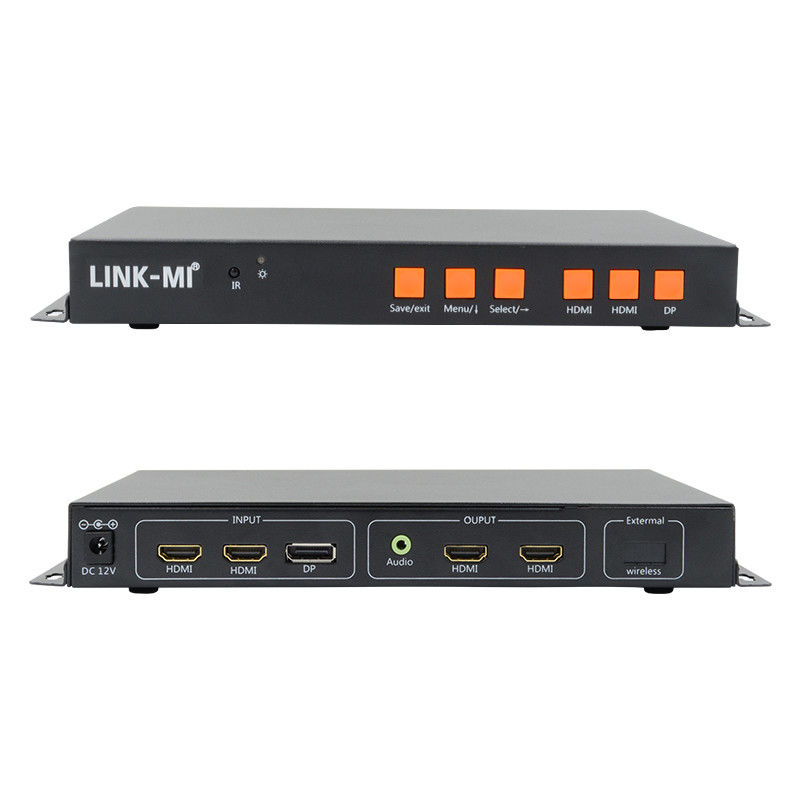 電話画面 HDMI ビデオ ウォール コントローラー 90 180 270 度回転 HDMI マルチ ウィンドウ プロセッサ