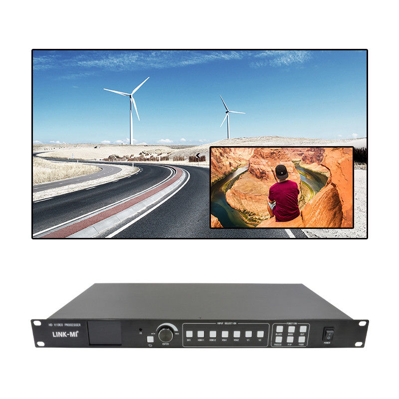 480i/P 576i/P HDMIビデオウォールコントローラ 7 イン 3 アウト LED ビデオプロセッサ