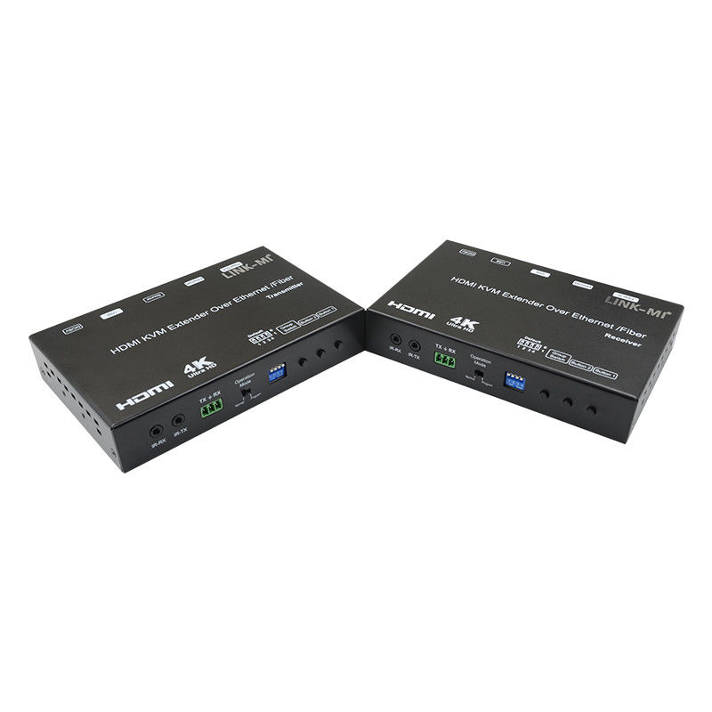 HDMI USB AV オーバー IP KVM エクステンダー オーバー ファイバー サポート POE RS232 ユニキャスト マルチキャスト