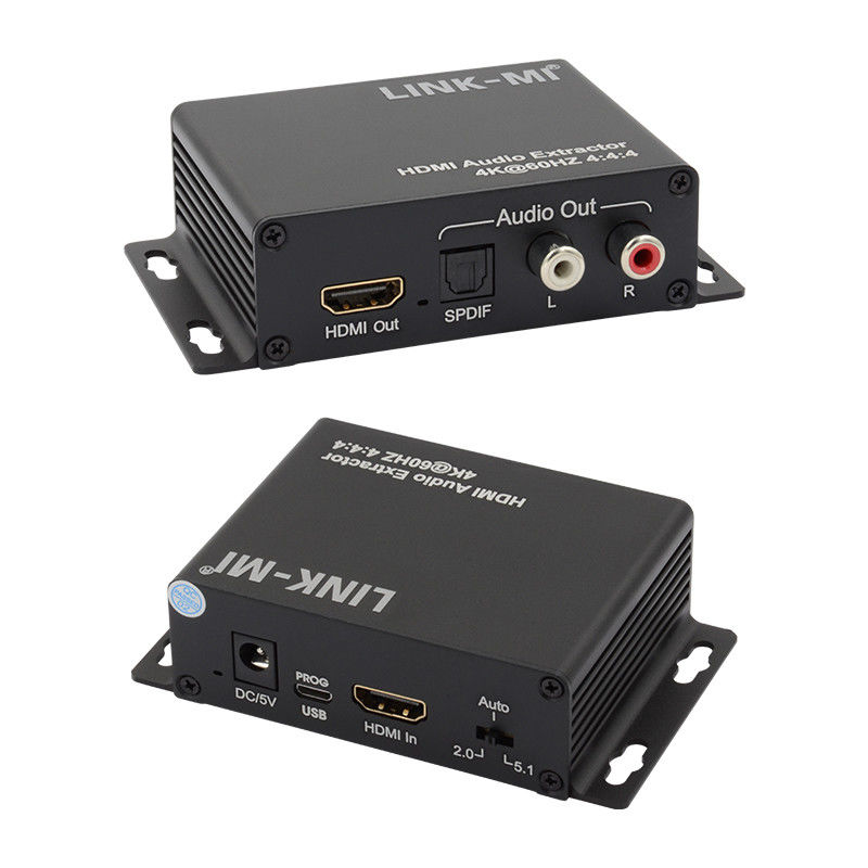 18Gbps 4K 1080P HDMI オーディオ エクストラクター サポート EDID 3D Apple TV 衛星受信機