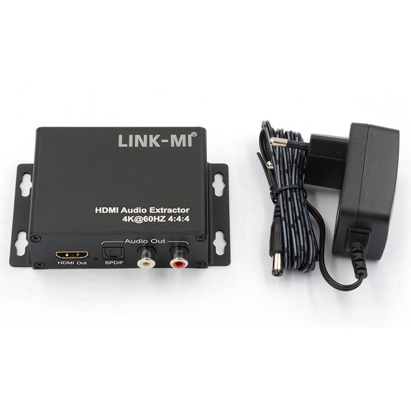 18Gbps 4K 1080P HDMI オーディオ エクストラクター サポート EDID 3D Apple TV 衛星受信機
