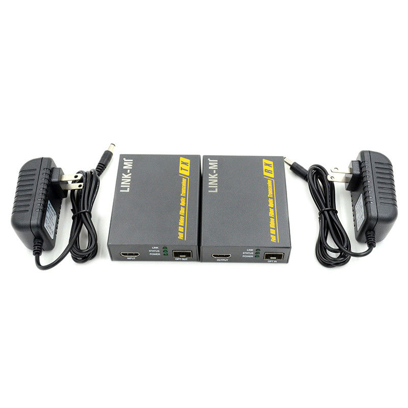 2km HDMI ファイバーオプティック エクステンダー 3D 4K EDID ビデオ エクステンダーをファイバーでサポート