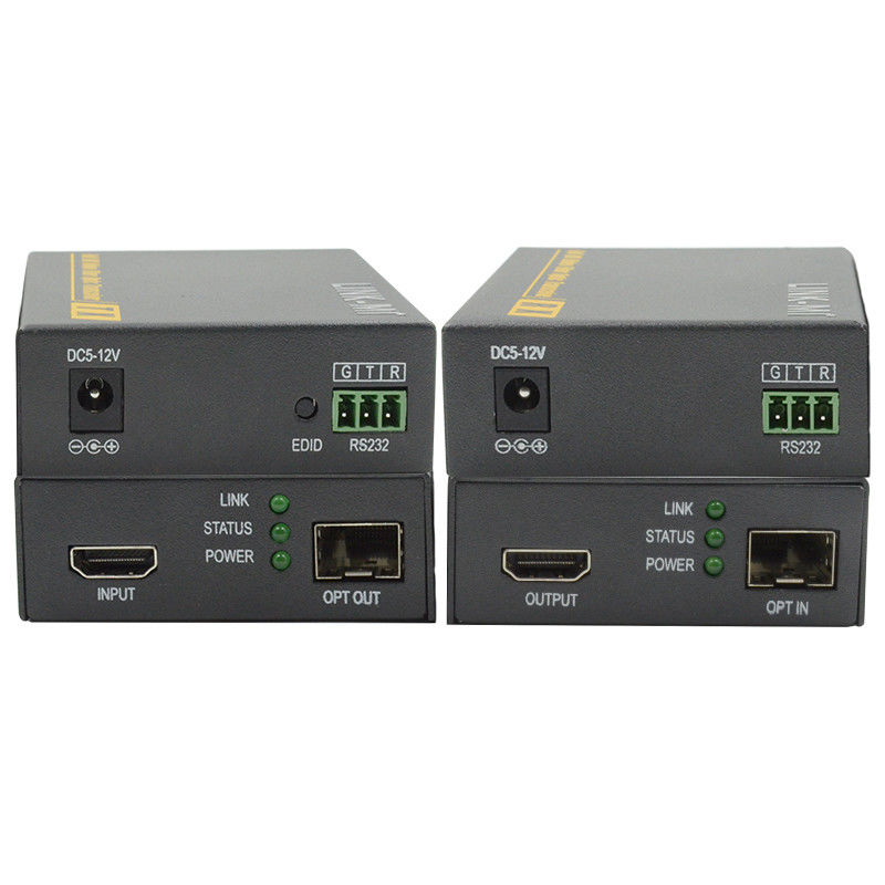2km HDMI ファイバーオプティック エクステンダー 3D 4K EDID ビデオ エクステンダーをファイバーでサポート