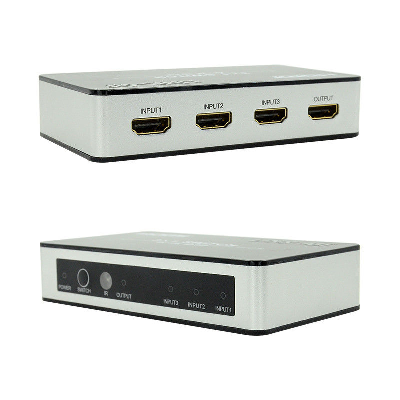 4K2K HDMI スイッチ 3×1 HDMI スプリッター 5V 1A サポート PIP 3D 3To 1 ビデオ スイッチ