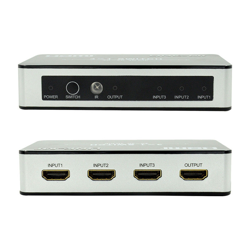 4K2K HDMI スイッチ 3×1 HDMI スプリッター 5V 1A サポート PIP 3D 3To 1 ビデオ スイッチ