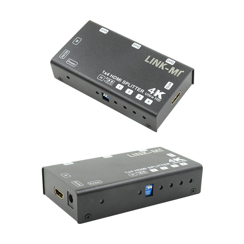 1X4 ビデオスプリッタ HDMI 4k 60Hz AV スプリッタ 3D EDID をサポート 4 つの超高画質テレビ