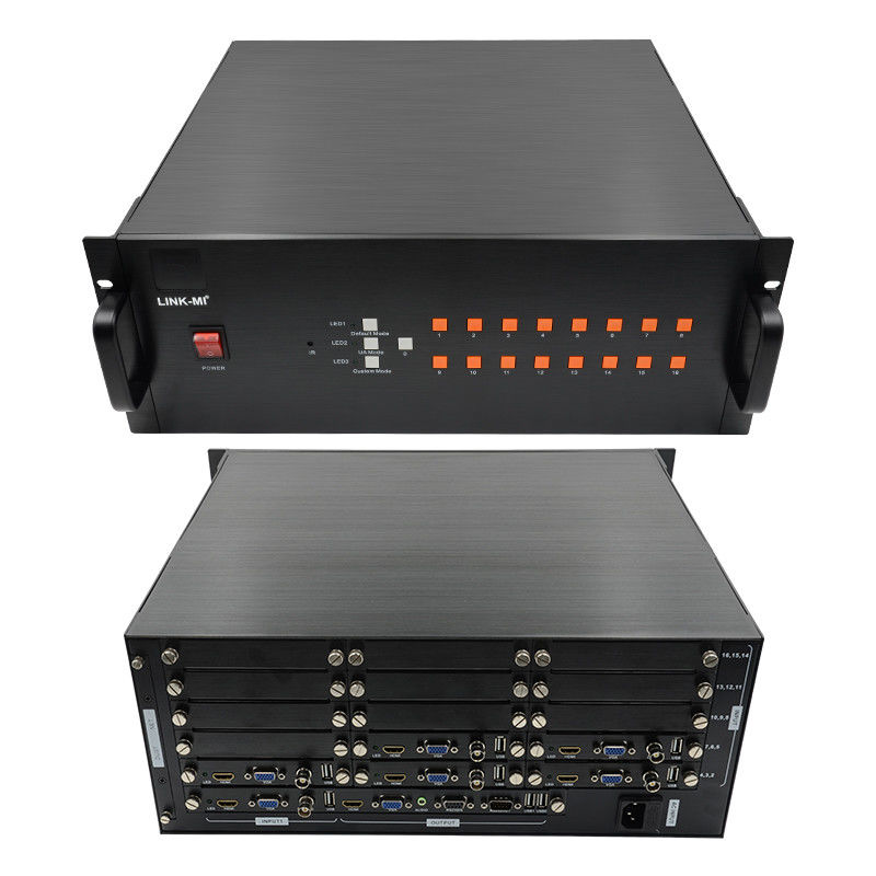 6×1 HDMI マルチビューヤー VGA CVBS 6 イン 1 アウト 4k マルチビューヤーシンセサイザー 1080P