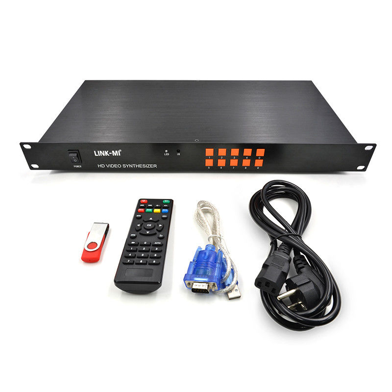 HD 4×1 HDMI マルチビューヤー TCP/IP 1080P ハードウェア ビデオシンセサイザー RS232