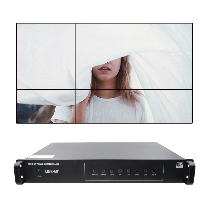 3×3 ビデオ ウォール プロセッサ 4K 画像回転付き ローミング ウィンドウ コントローラー 3x3 4k