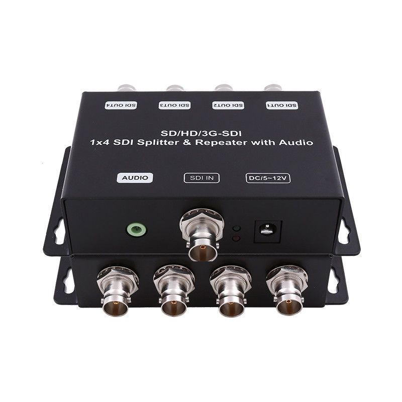 HD/SD-SDI 1〜4 ディストリビューションアンプリピエーター オーディオ 75 オーム 輸出阻力