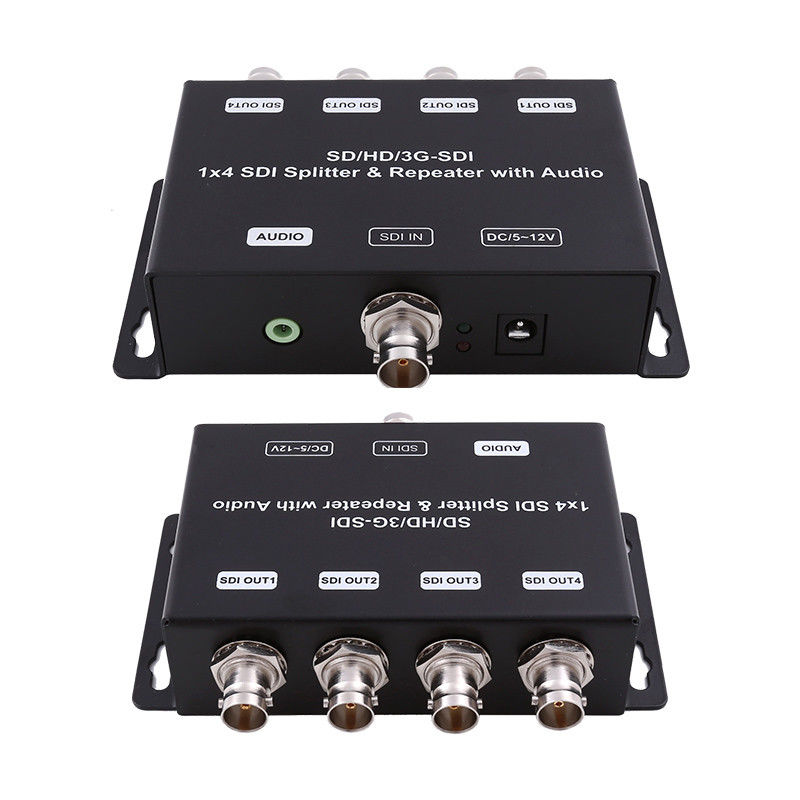 HD/SD-SDI 1〜4 ディストリビューションアンプリピエーター オーディオ 75 オーム 輸出阻力
