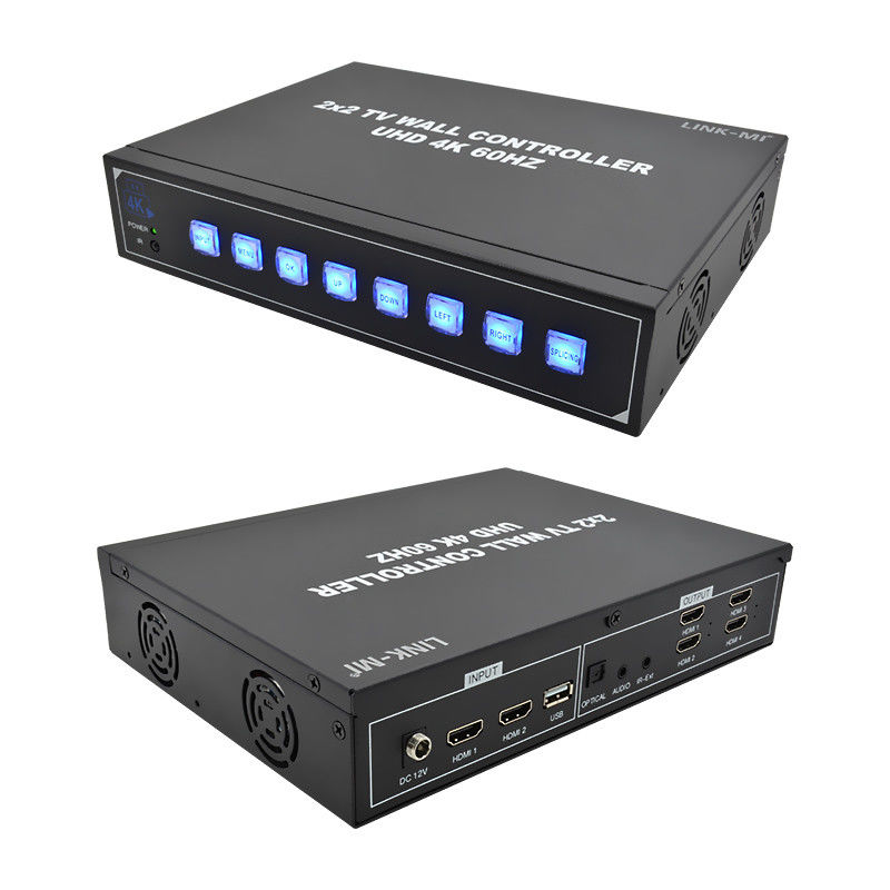 1X4 1X3 1X2 2X1 3X1 4X1 UHDテレビ壁プロセッサ 最大3840x2160 60Hz入力解像度