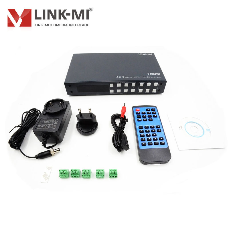 HM-4x4 9-18V AV HDMI マトリックス ディストリビューション